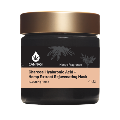 Charcoal Hyaluronic Acid + Hemp Extract Rejuvenating Mask